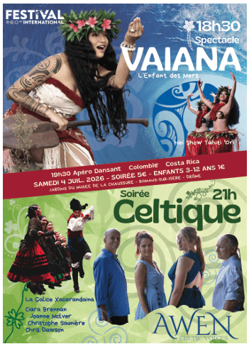 Festival International Cultures et Traditions du Monde  —  Romans-sur-Isère / Bourg-de-Péage