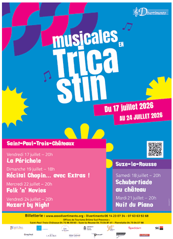 Les Musicales en Tricastin  —  Saint-Paul-Trois-Châteaux & Suze-la-Rousse
