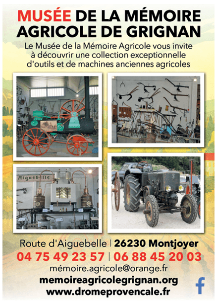 Musée de la Mémoire Agricole du Pays de Grignan — Montjoyer