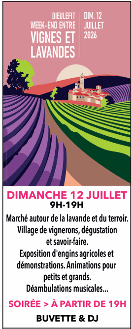 Entre Vignes et Lavandes - marché et animations — Dieulefit