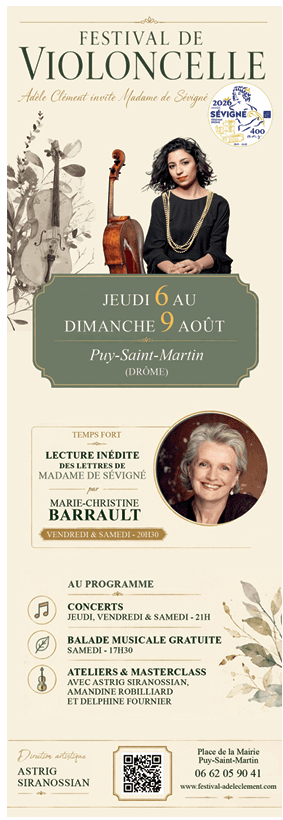 Festival Adèle Clément - musique et littérature — Puy-Saint-Martin