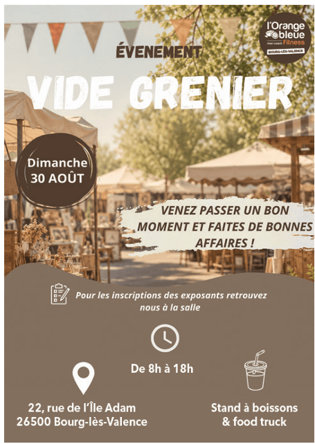 Vide-greniers —  Bourg-lès-Valence