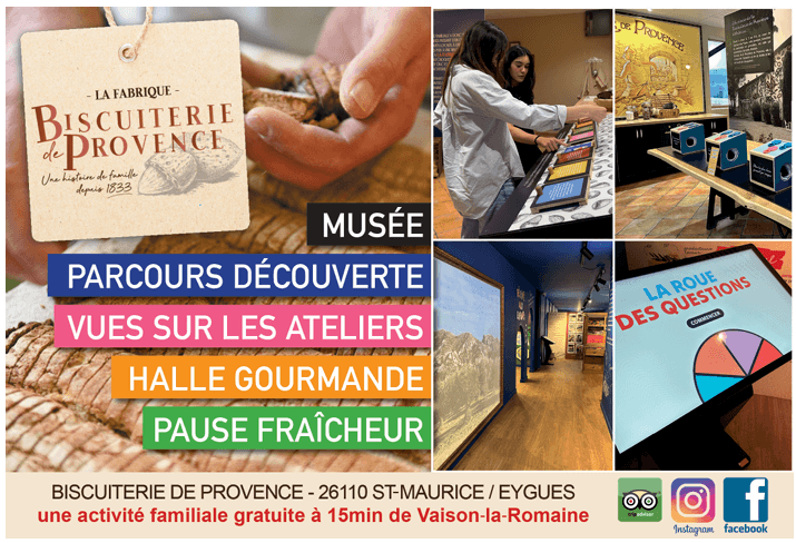 Biscuiterie de Provence - visite de la fabrique — Saint-Maurice-sur-Eygues
